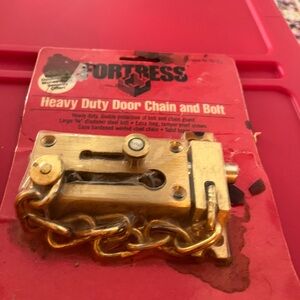Fortress Heavy Duty Door Chain and Bolt